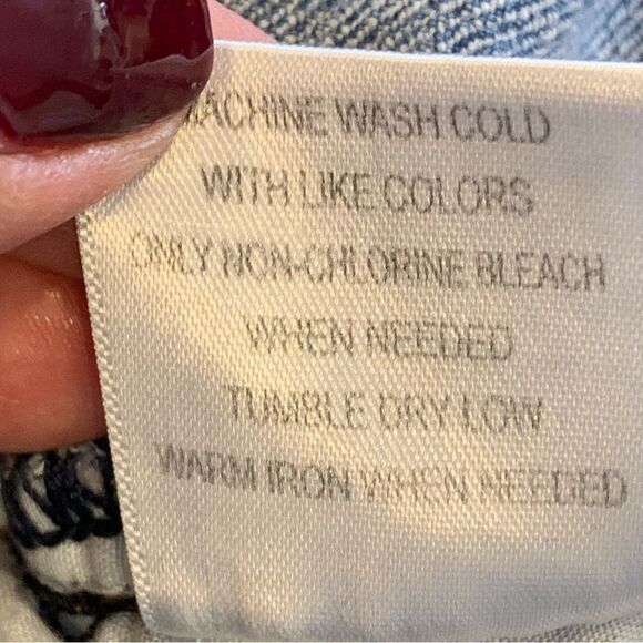 ModCloth Denim Shorts Rolled Cuff Size 18 - Picture 7 of 9